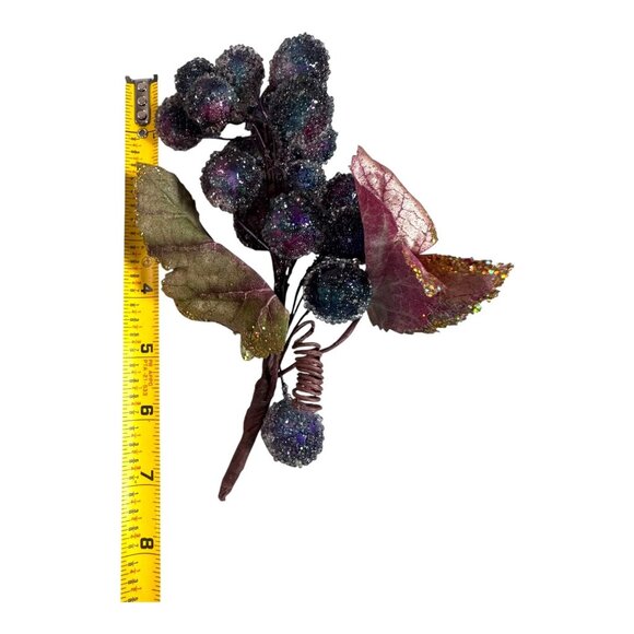 Large lot of Artificial Grape Cluster Fake Fruit Green Yellow Purple Lucite Set - Picture 3 of 9